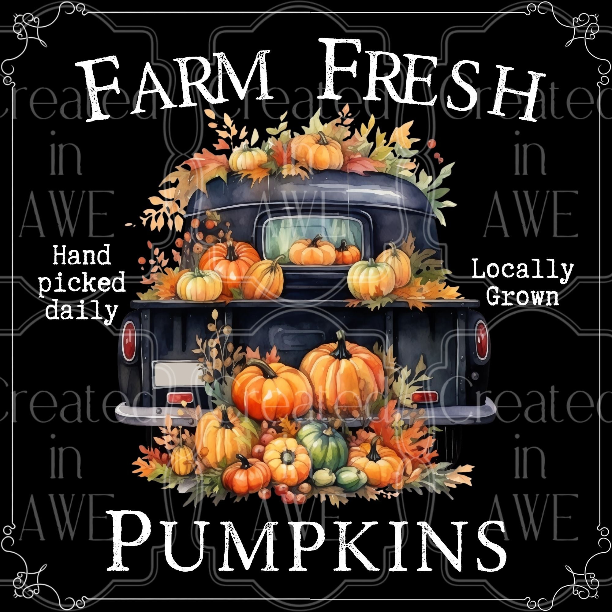 Farm Fresh Pumpkins Truck