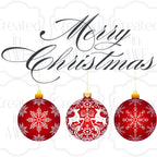 Christmas Ornament Trio