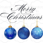 Christmas Ornament Trio