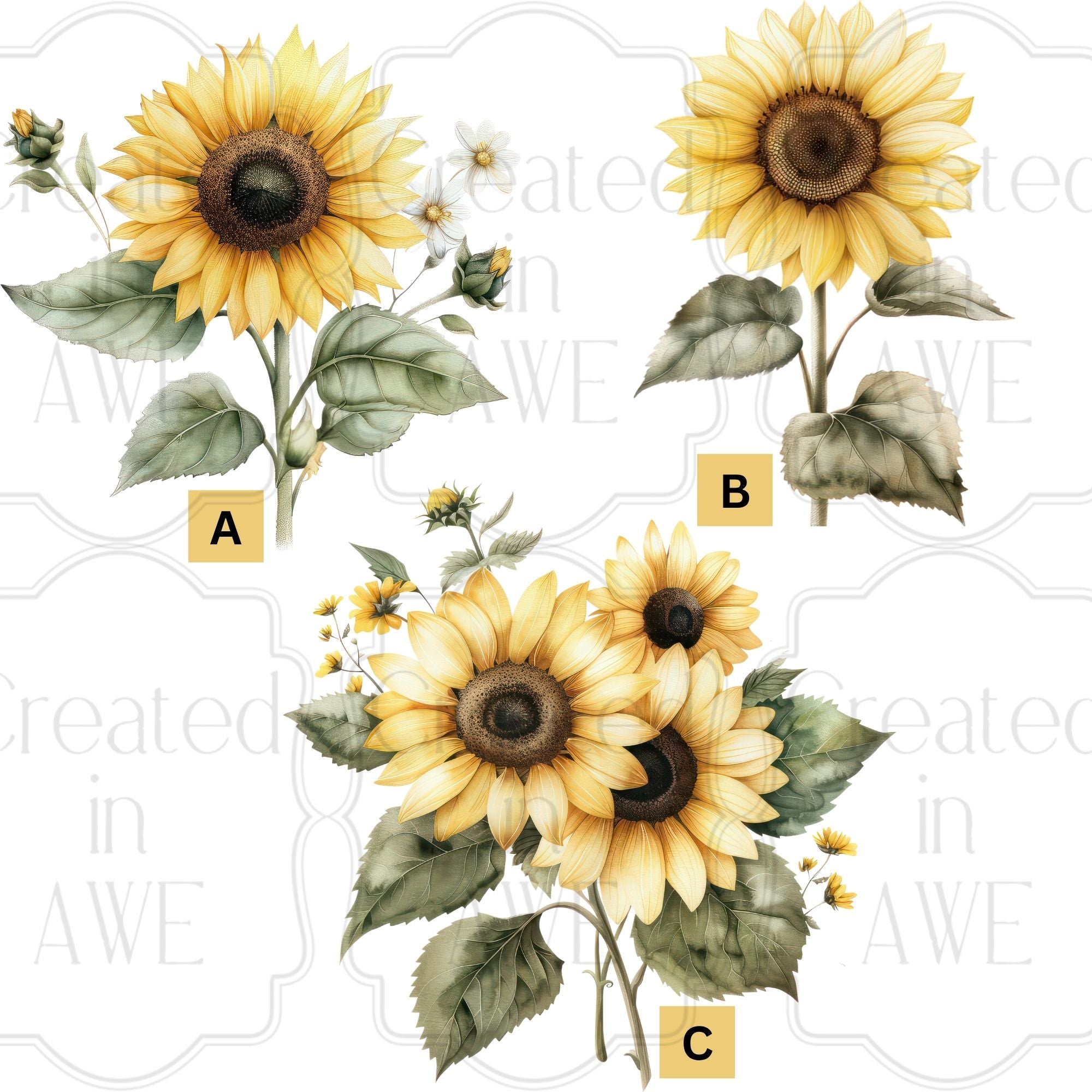 Fall Floral Sunflowers