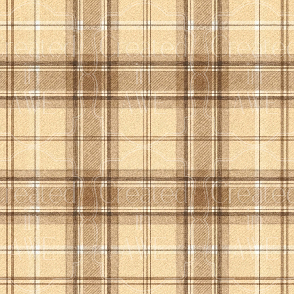 Brown Plaid Pattern