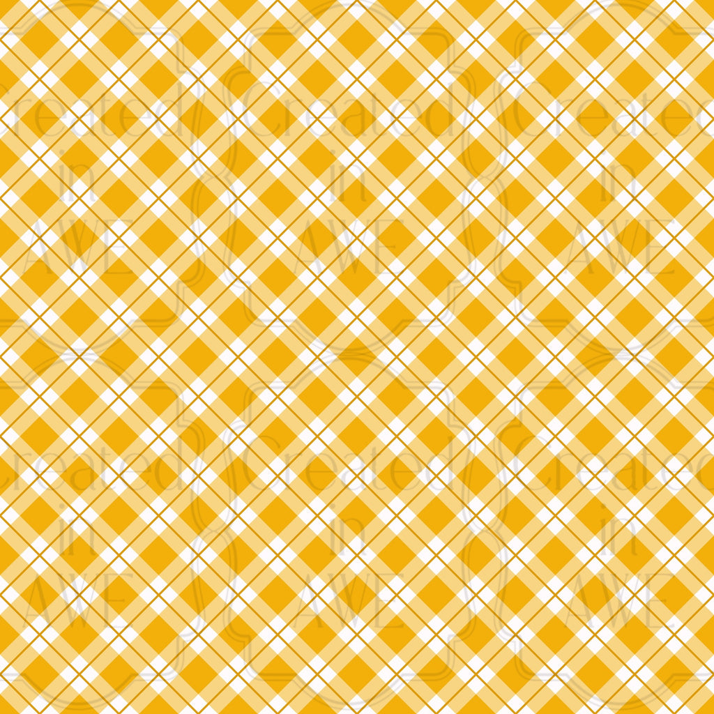 Yellow Plaid Pattern