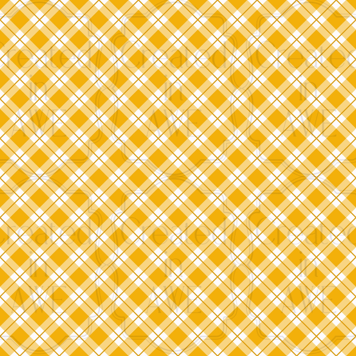 Yellow Plaid Pattern