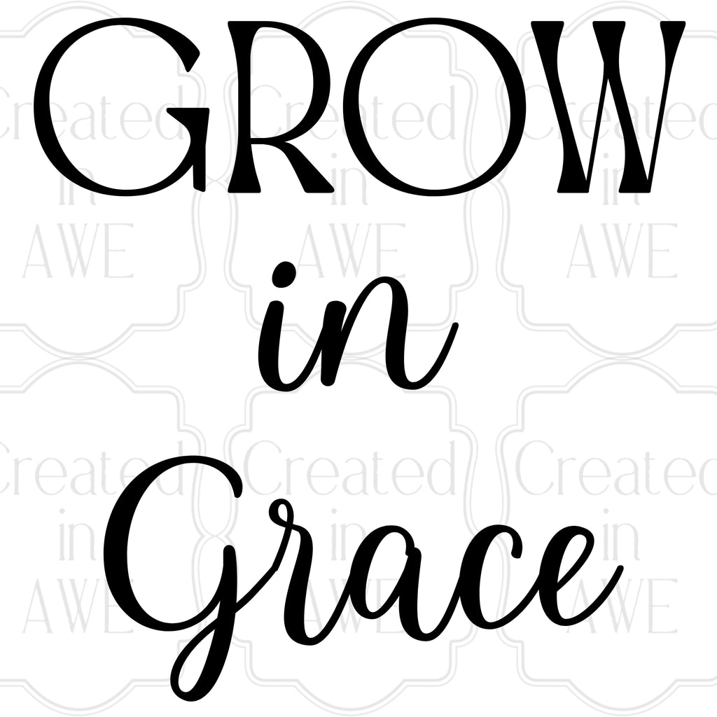 Grow in Grace