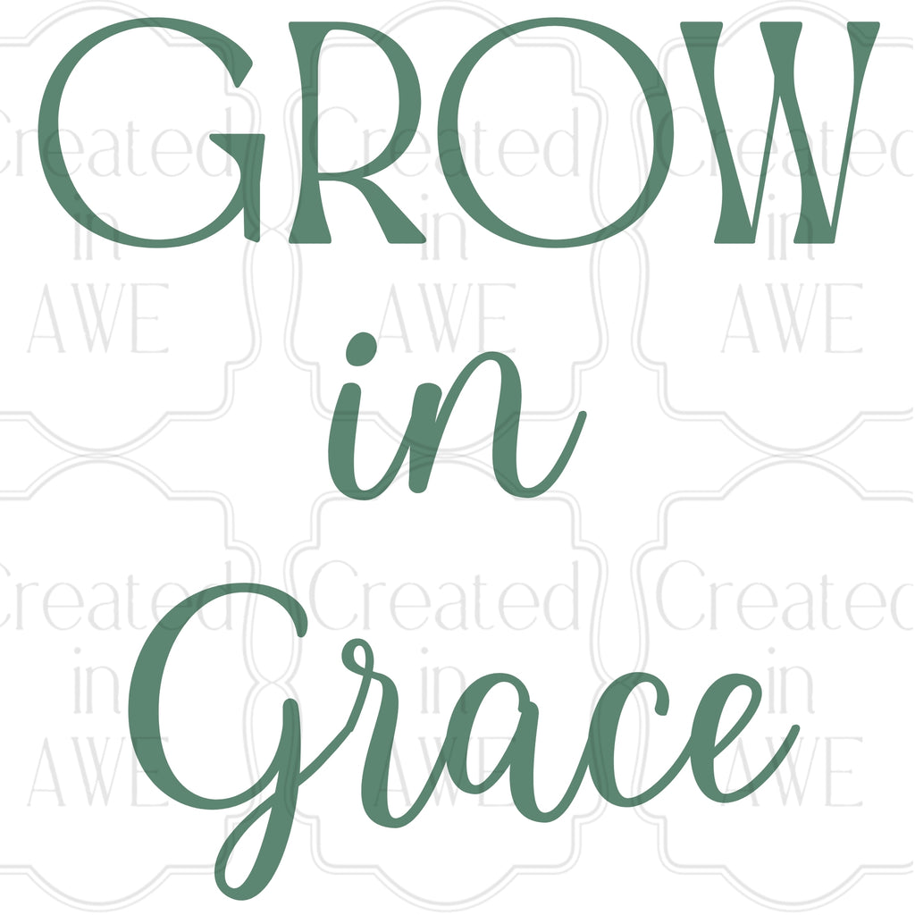 Grow in Grace