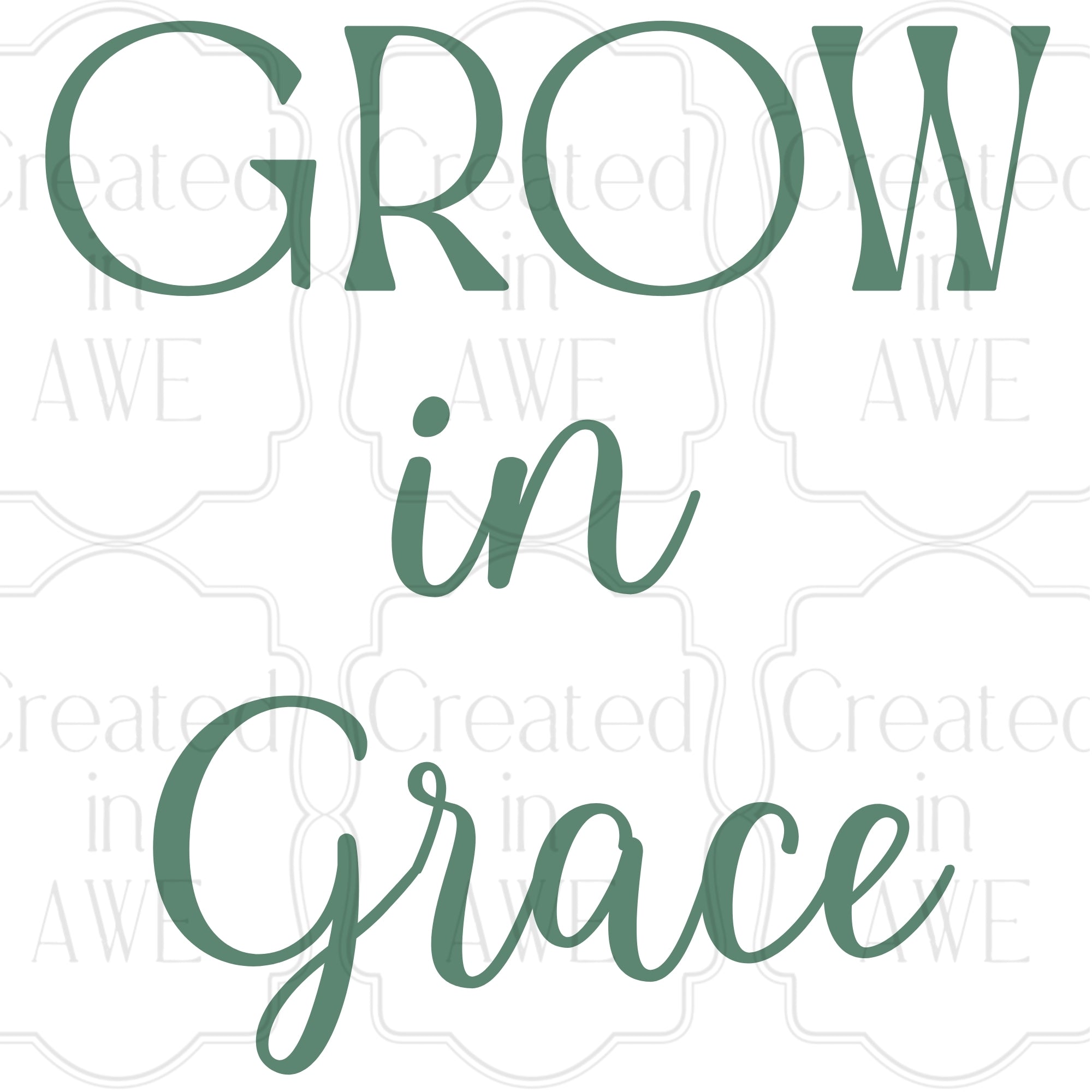 Grow in Grace