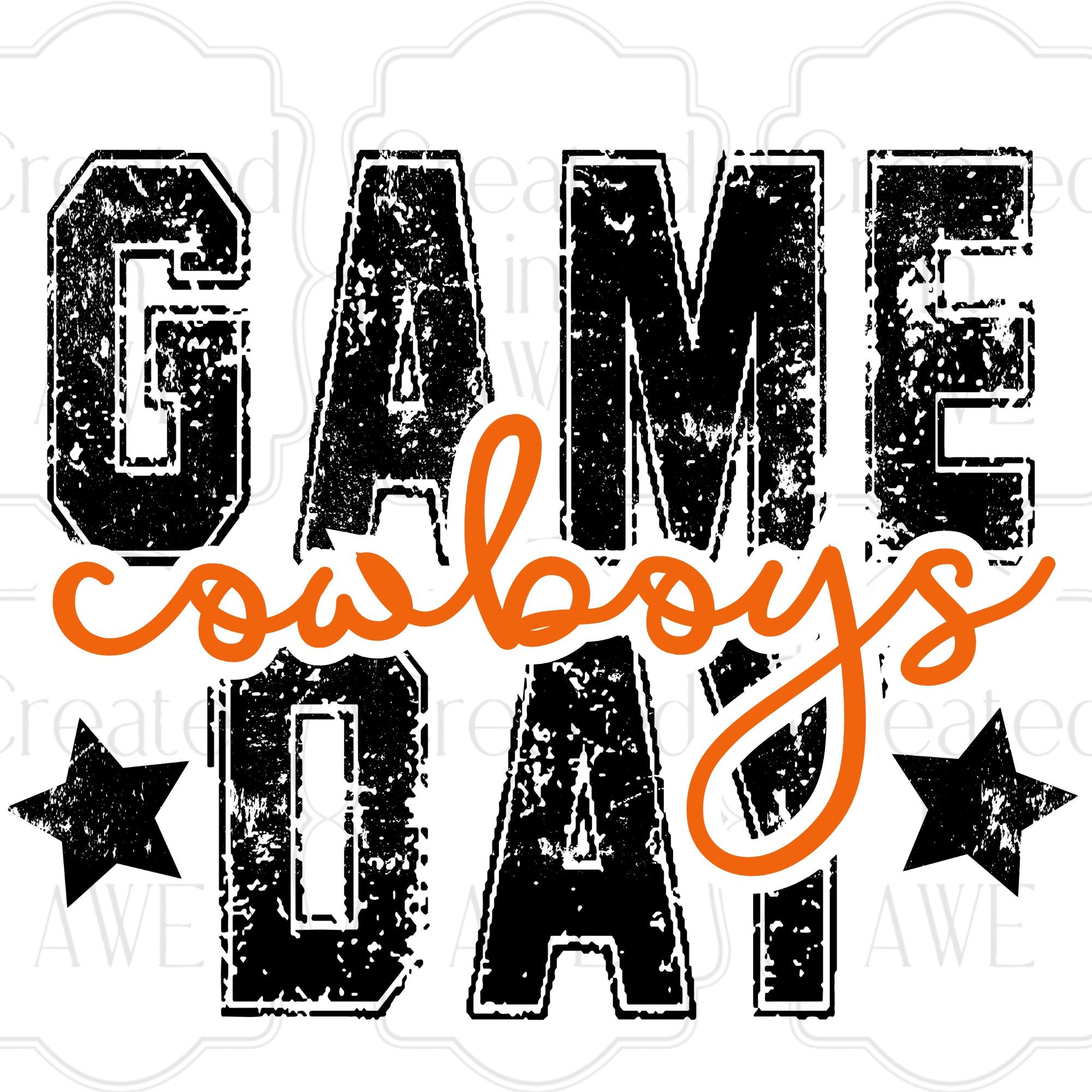 Custom Game Day with Mascot