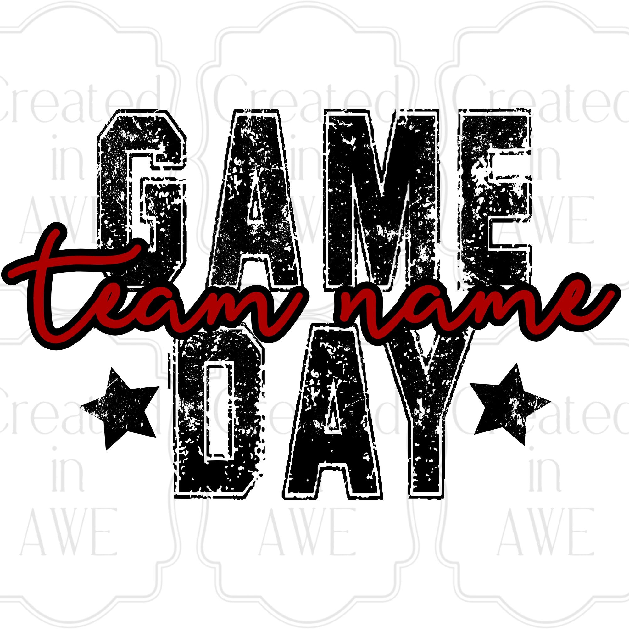 Custom Game Day with Mascot