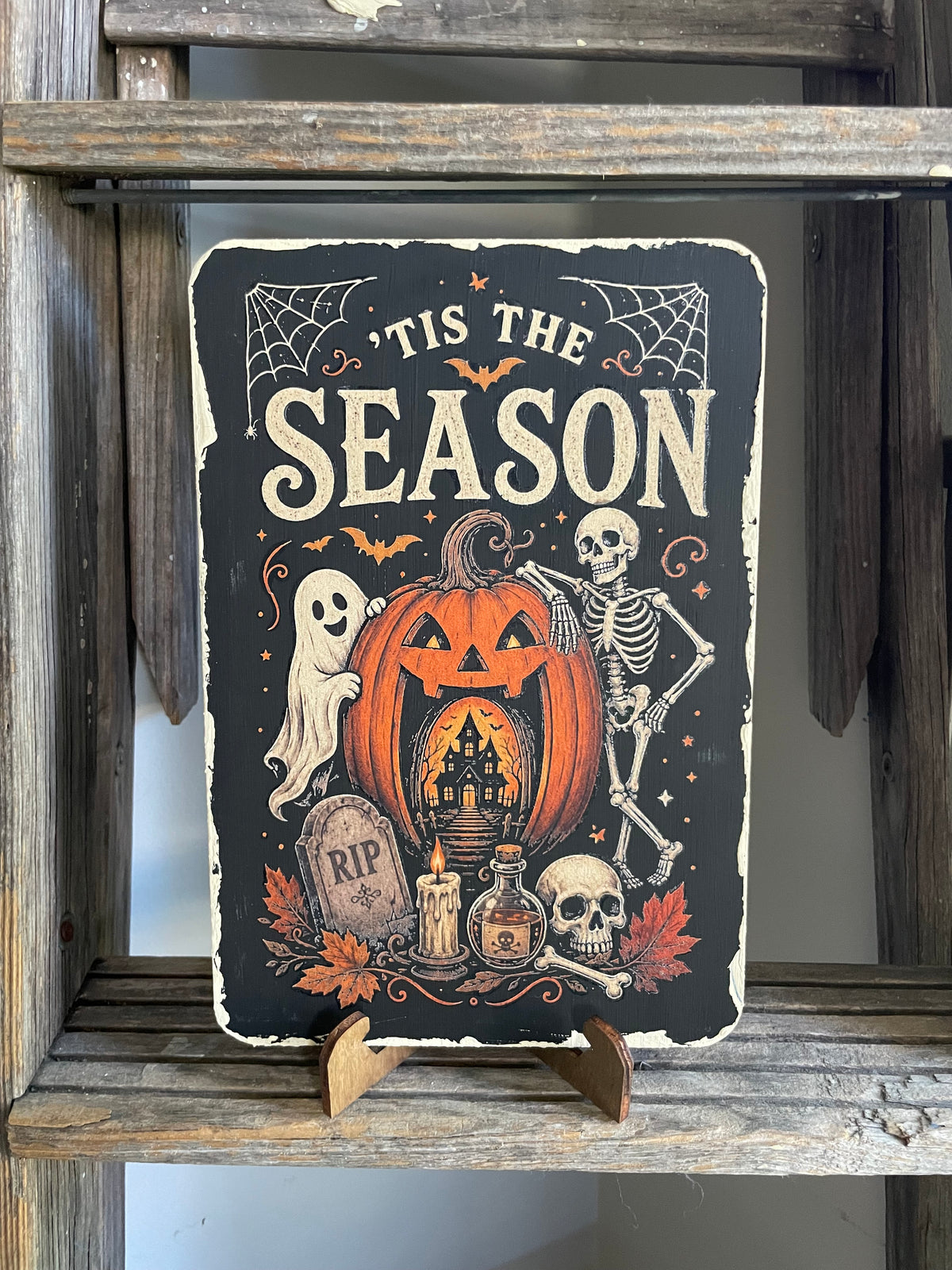 Halloween Tis the Season shelf sitter