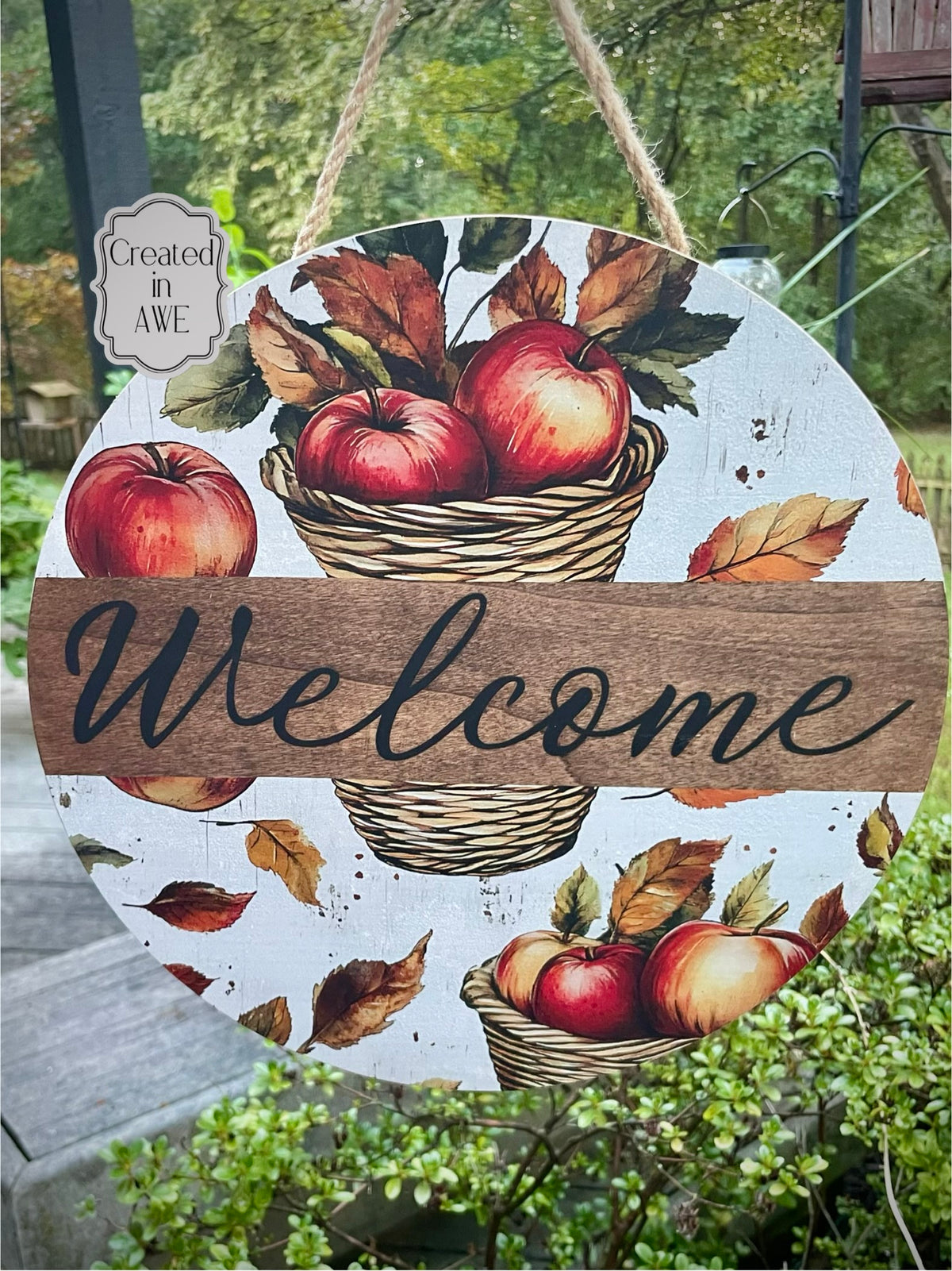 Apple Basket Welcome Round