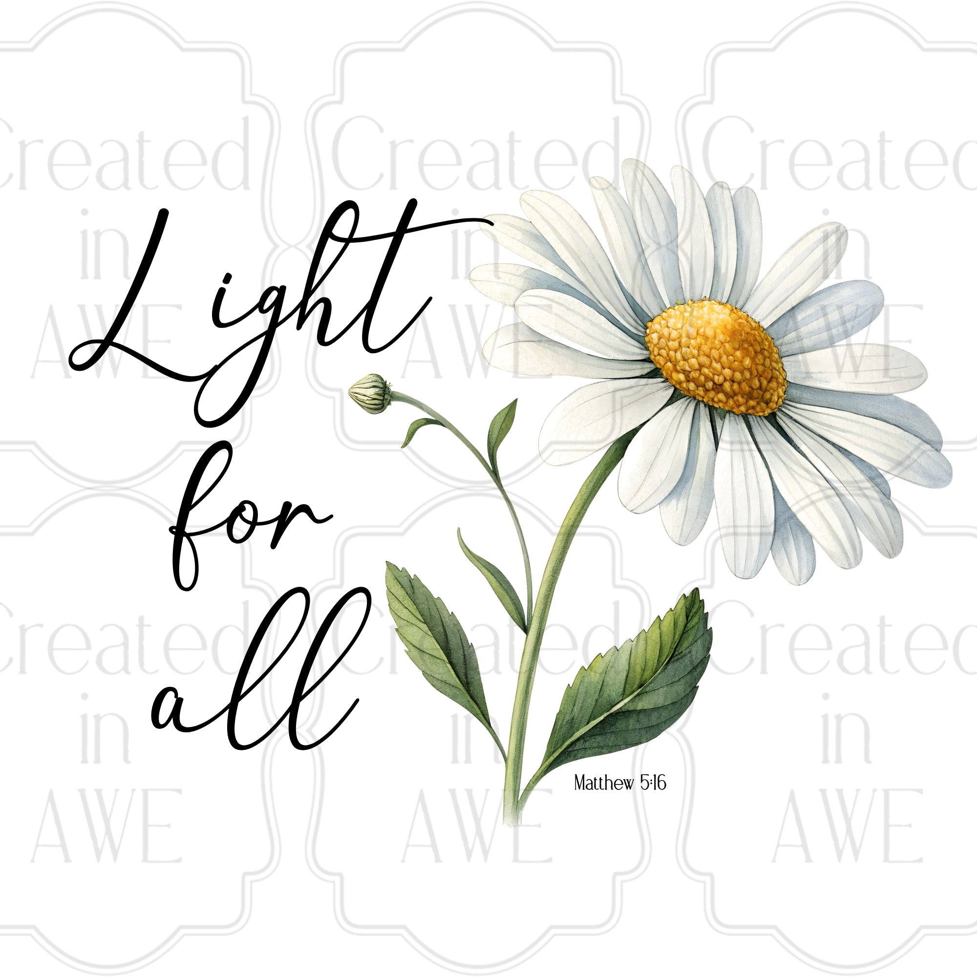 Matthew 5:16 Daisy