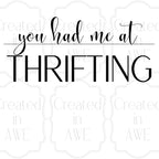 You had me at Thrifting