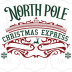 North Pole Special Delivery Label for large Santa Bags