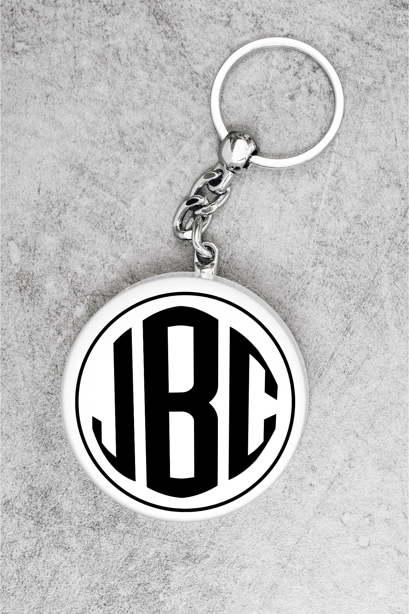 Round 3-Initials Monogram