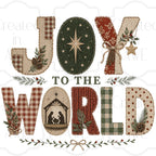 Patchwork Christmas Joy to the World