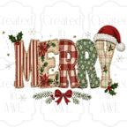 Patchwork Christmas Merry
