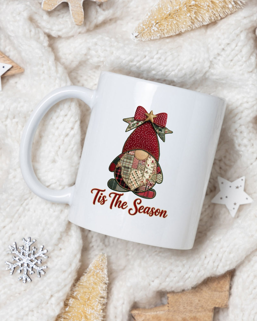 Red Embroidered “‘Tis The Season”