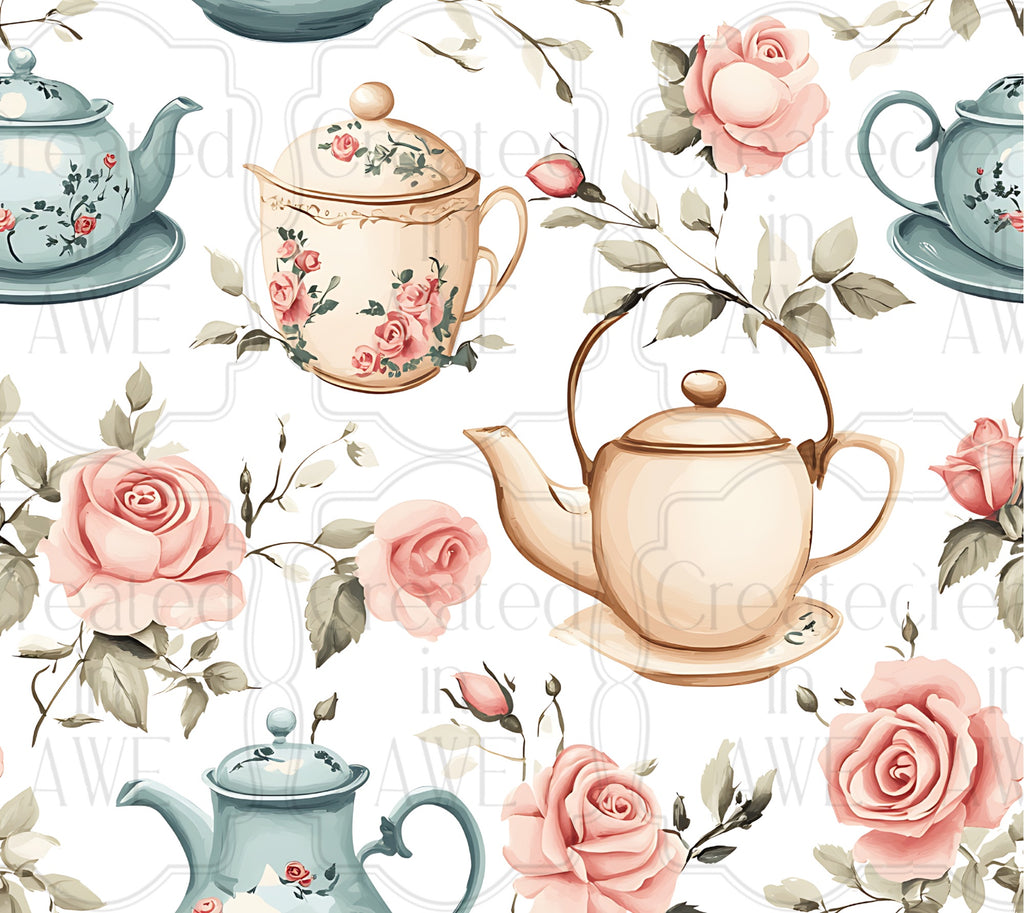 Tea Lover UV Sticker wrap