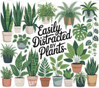 Distracted by Plants Pattern