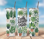 Distracted by Plants UV Sticker wrap
