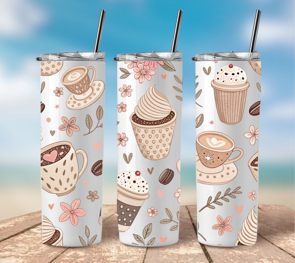 Coffee Time UV Sticker wrap