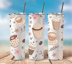 Coffee Time UV Sticker wrap
