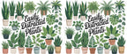 Distracted by Plants UV Sticker wrap
