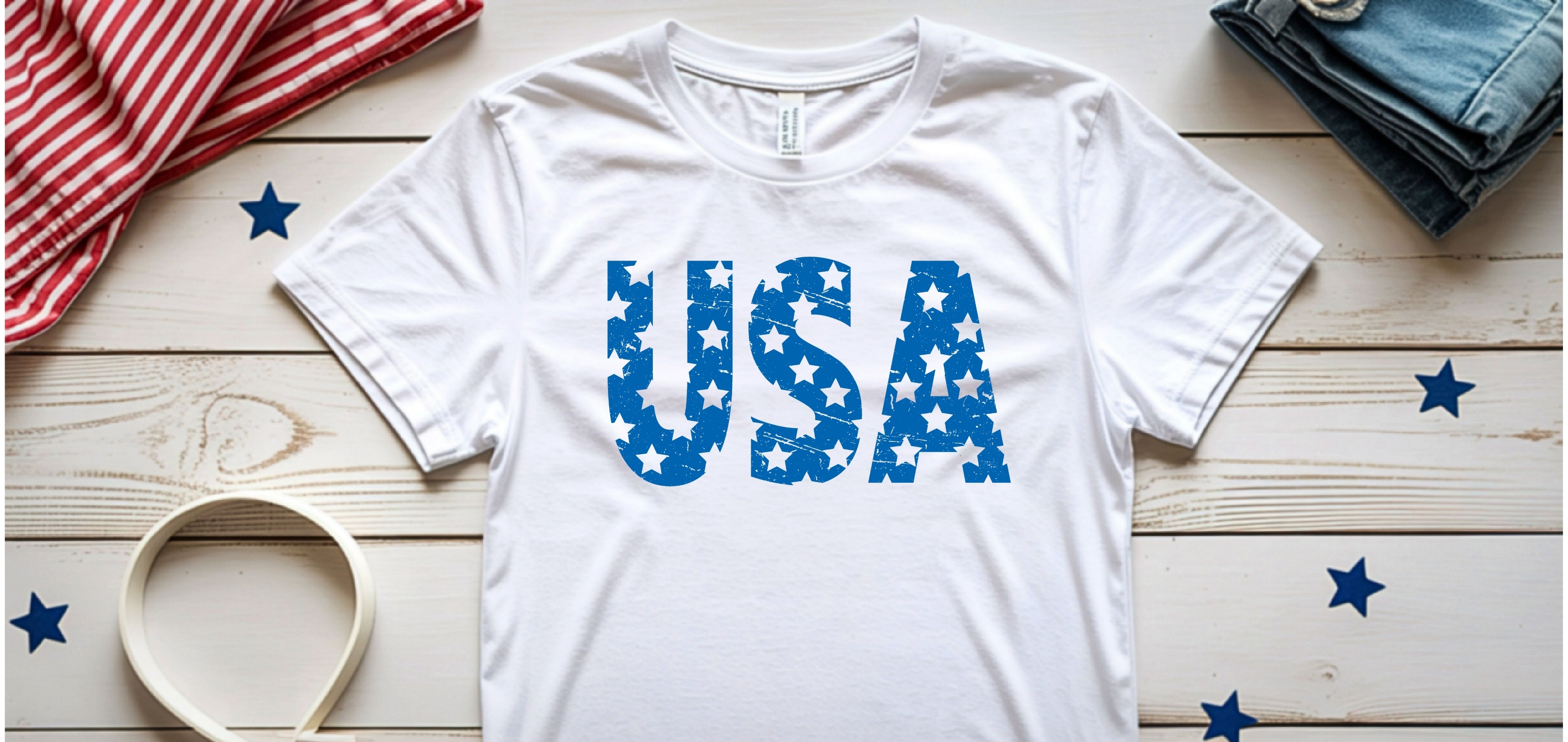 USA with Stars