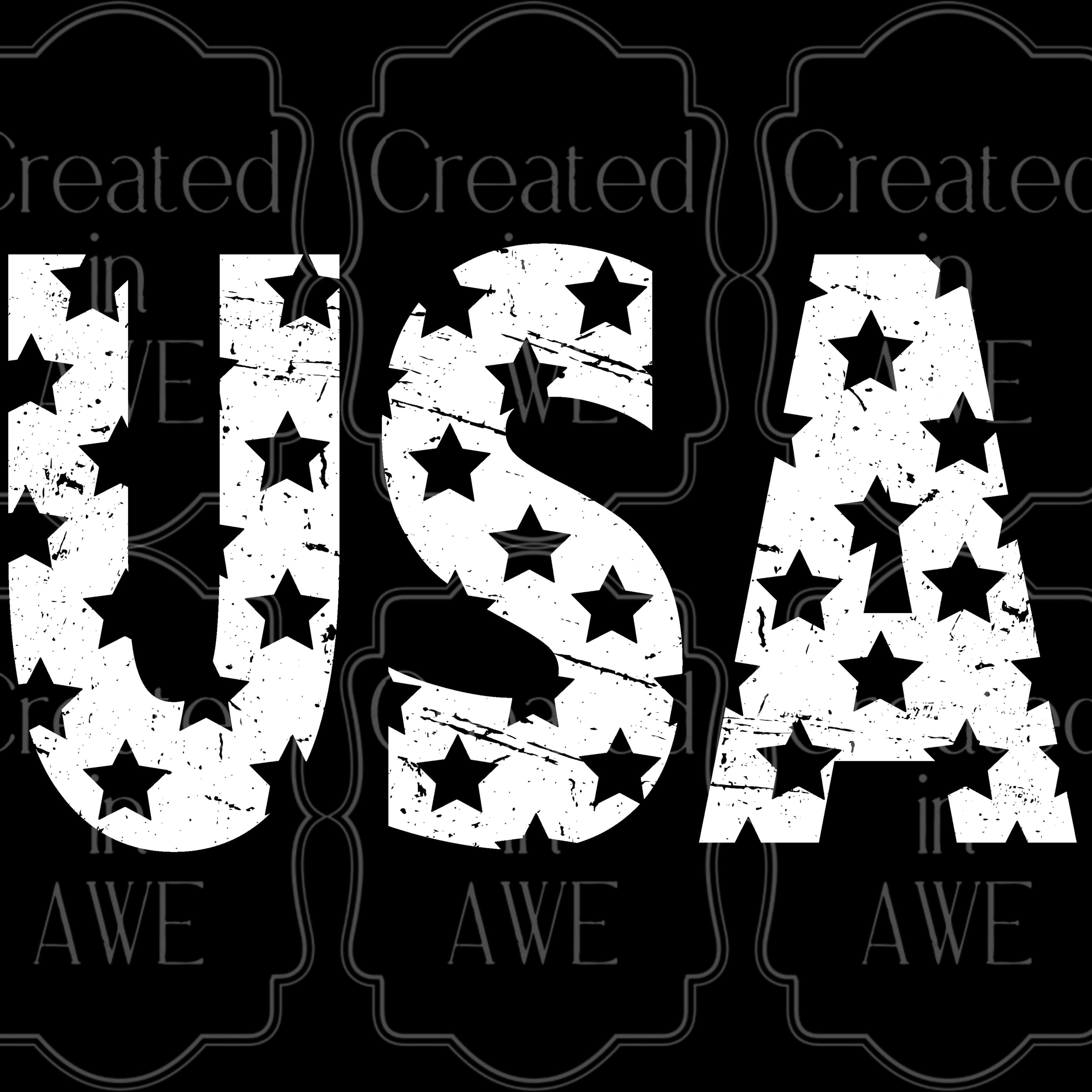 USA with Stars