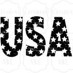 USA with Stars