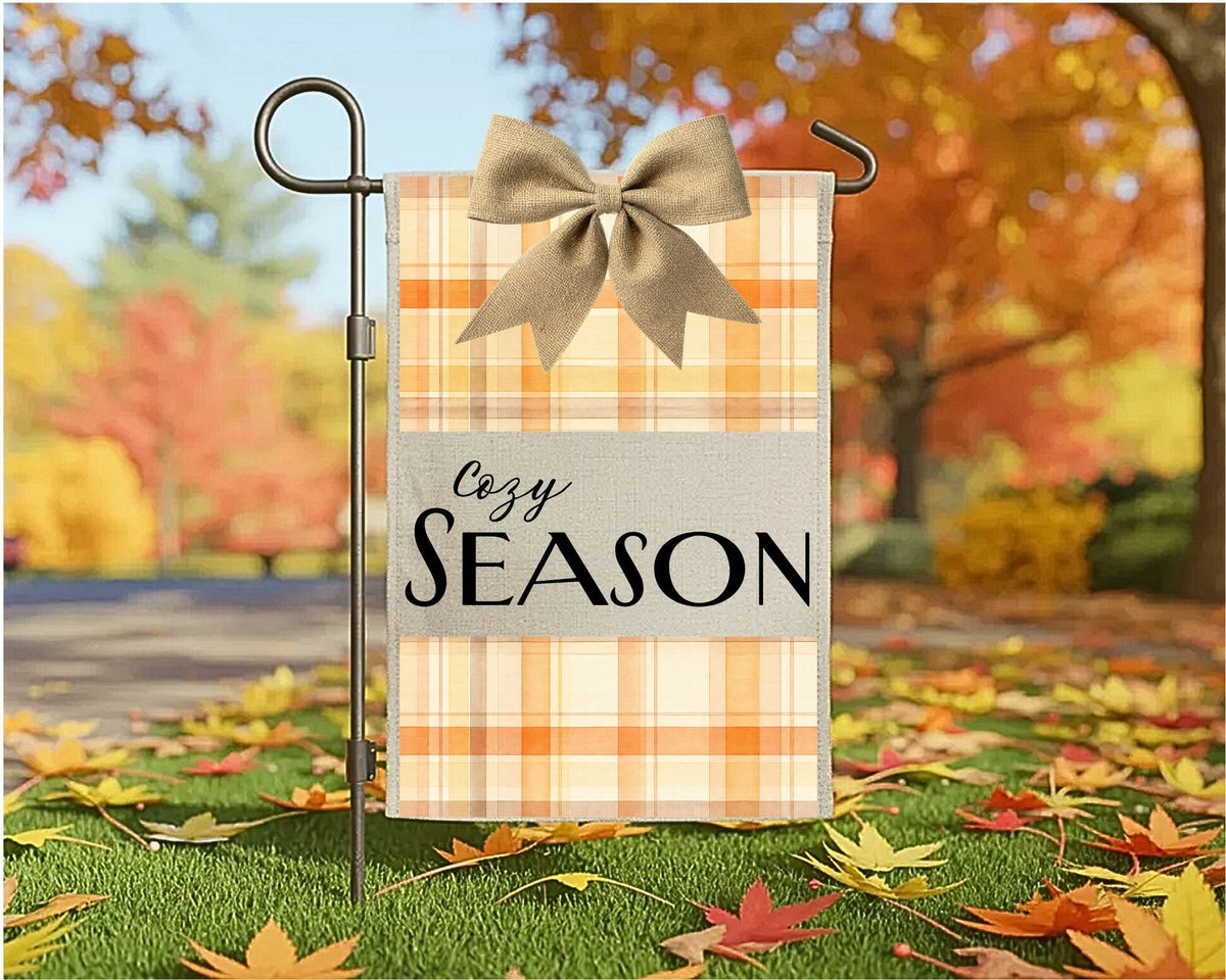 Orange Plaid Pattern