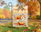Orange Plaid Pattern