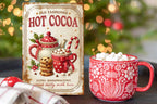 Hot Cocoa rustic sign