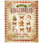 Gingerbread Bakery rustic sign
