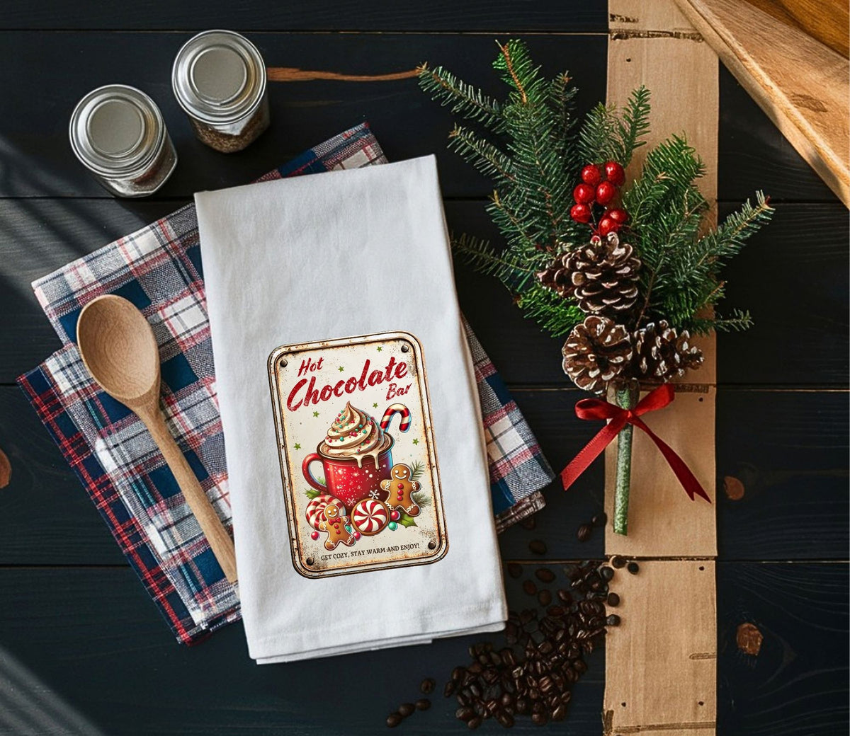 Hot Chocolate Bar rustic sign