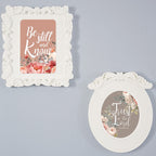 Square Floral Scripture