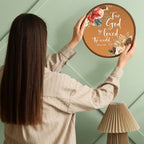 Round Floral Scripture (Christmas)