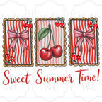 Sweet Summertime Cherries and Bows