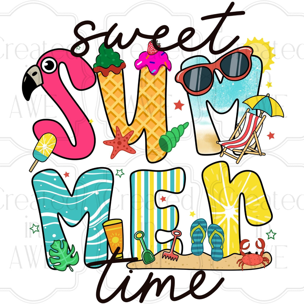 Sweet Summertime Beach Fun
