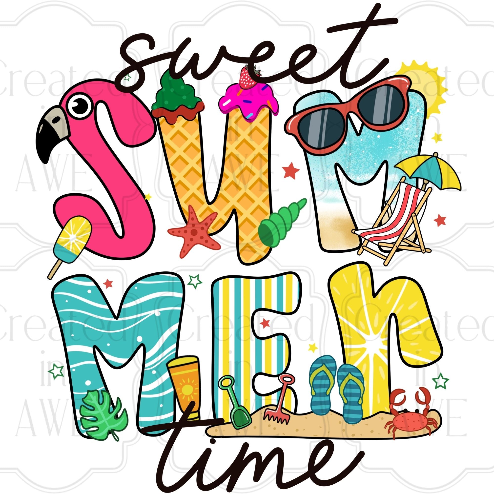 Sweet Summertime Beach Fun