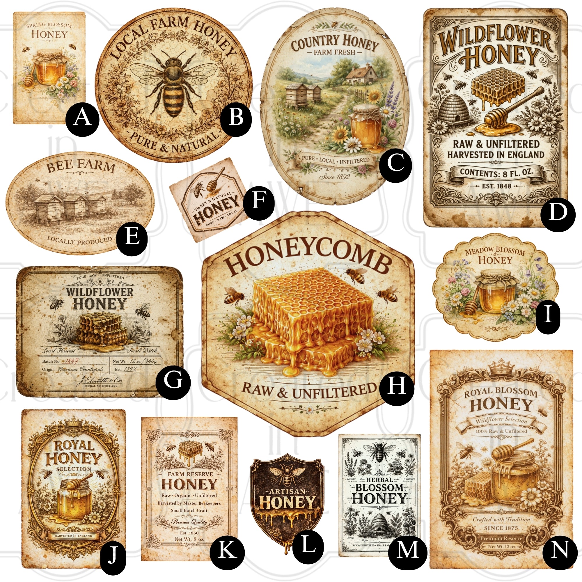 Honey Labels