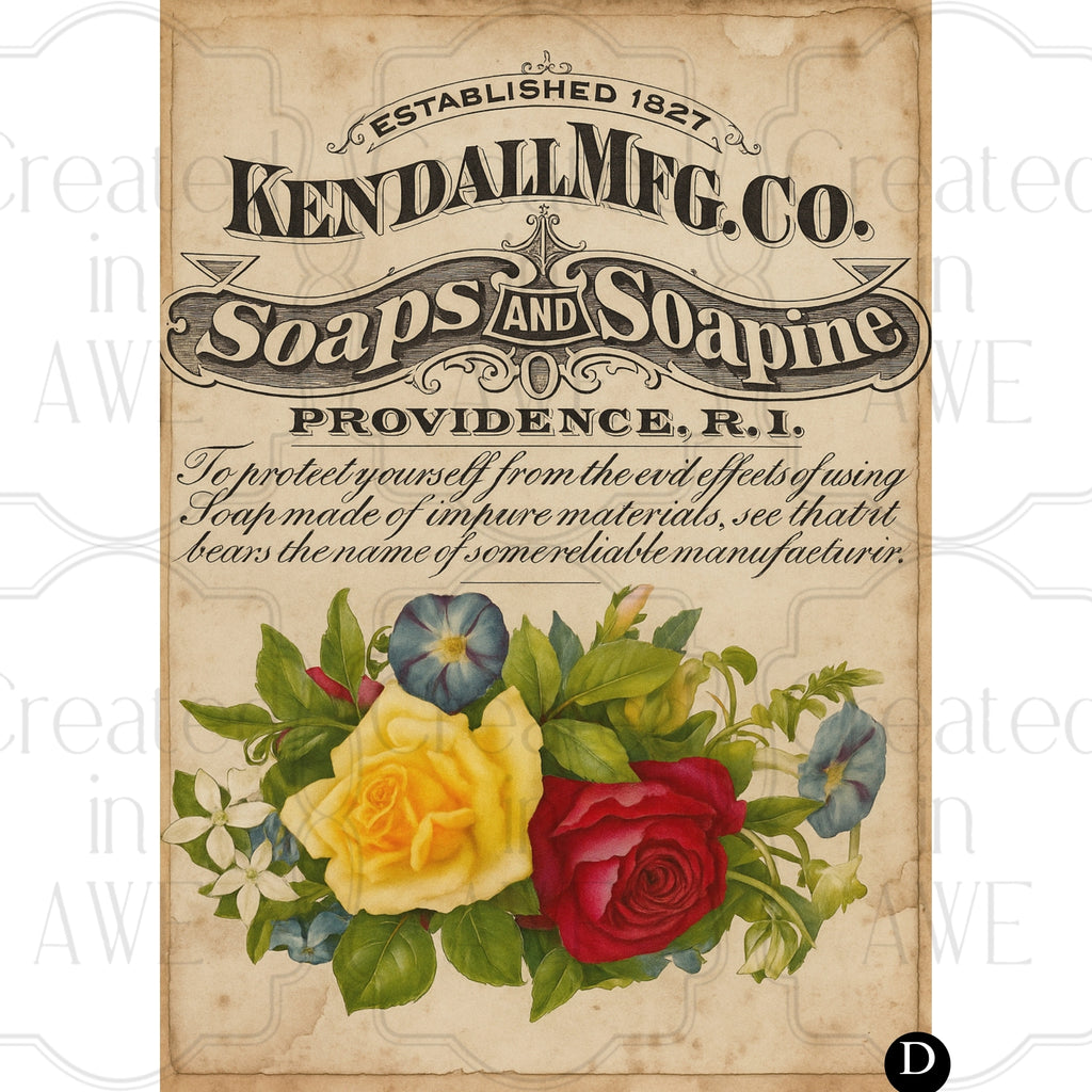French Perfume Labels