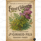 French Perfume Labels