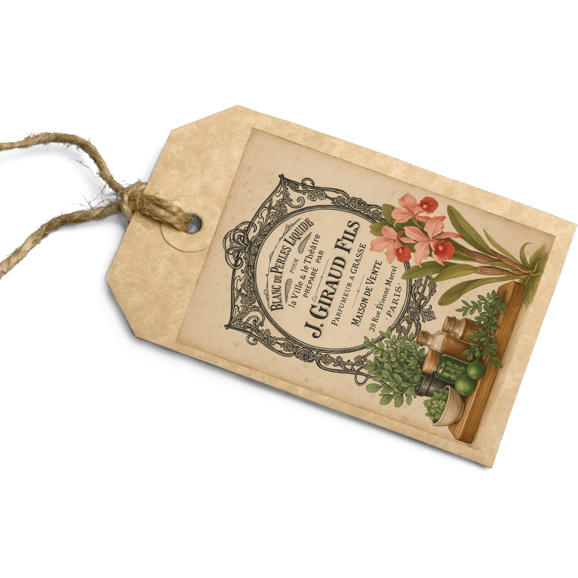 French Perfume Labels