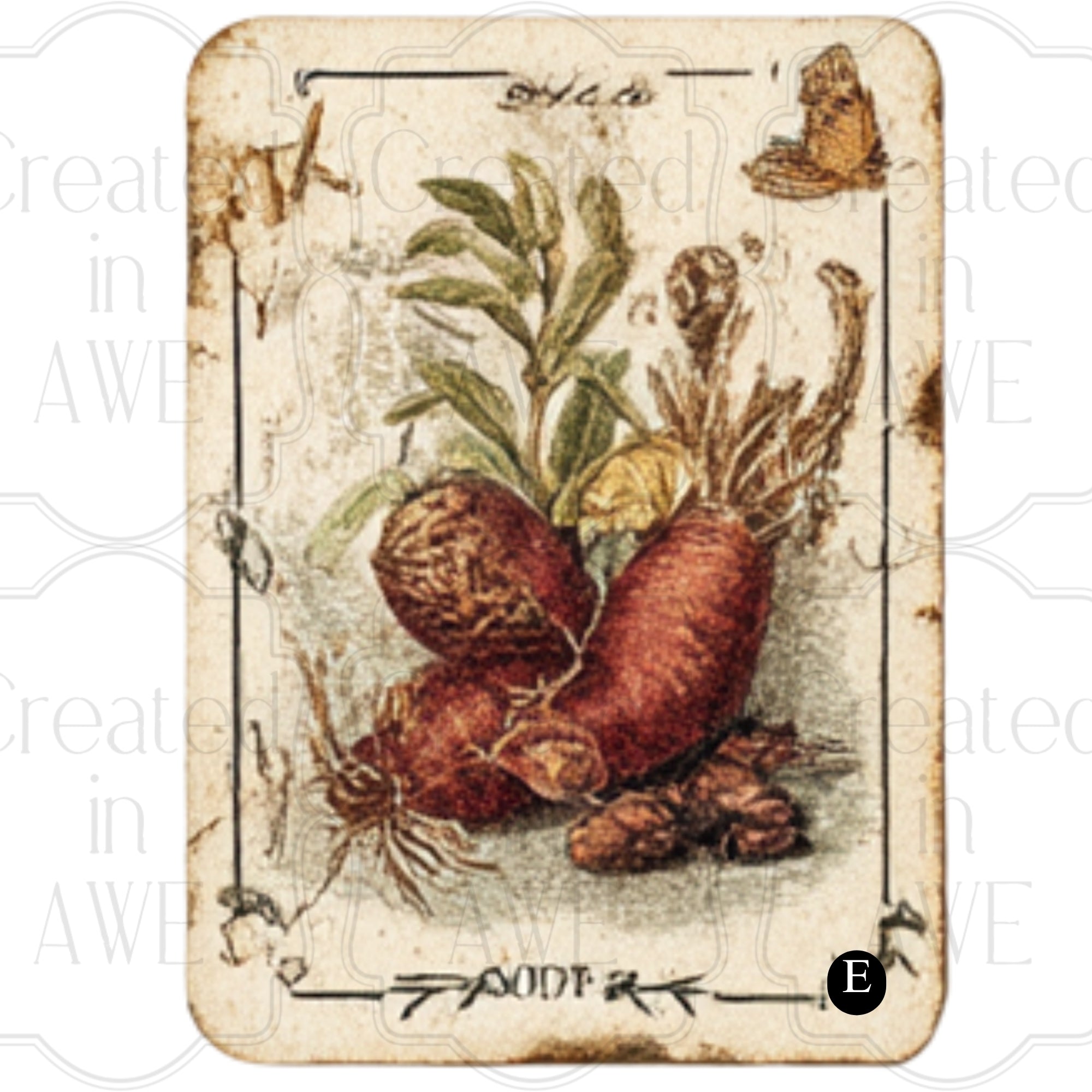 Vintage Vegetable Labels