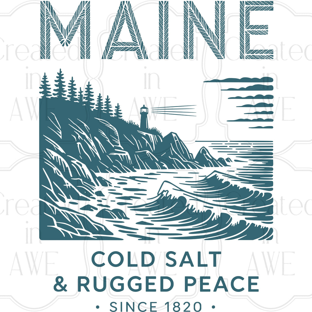 Vintage-Style US States