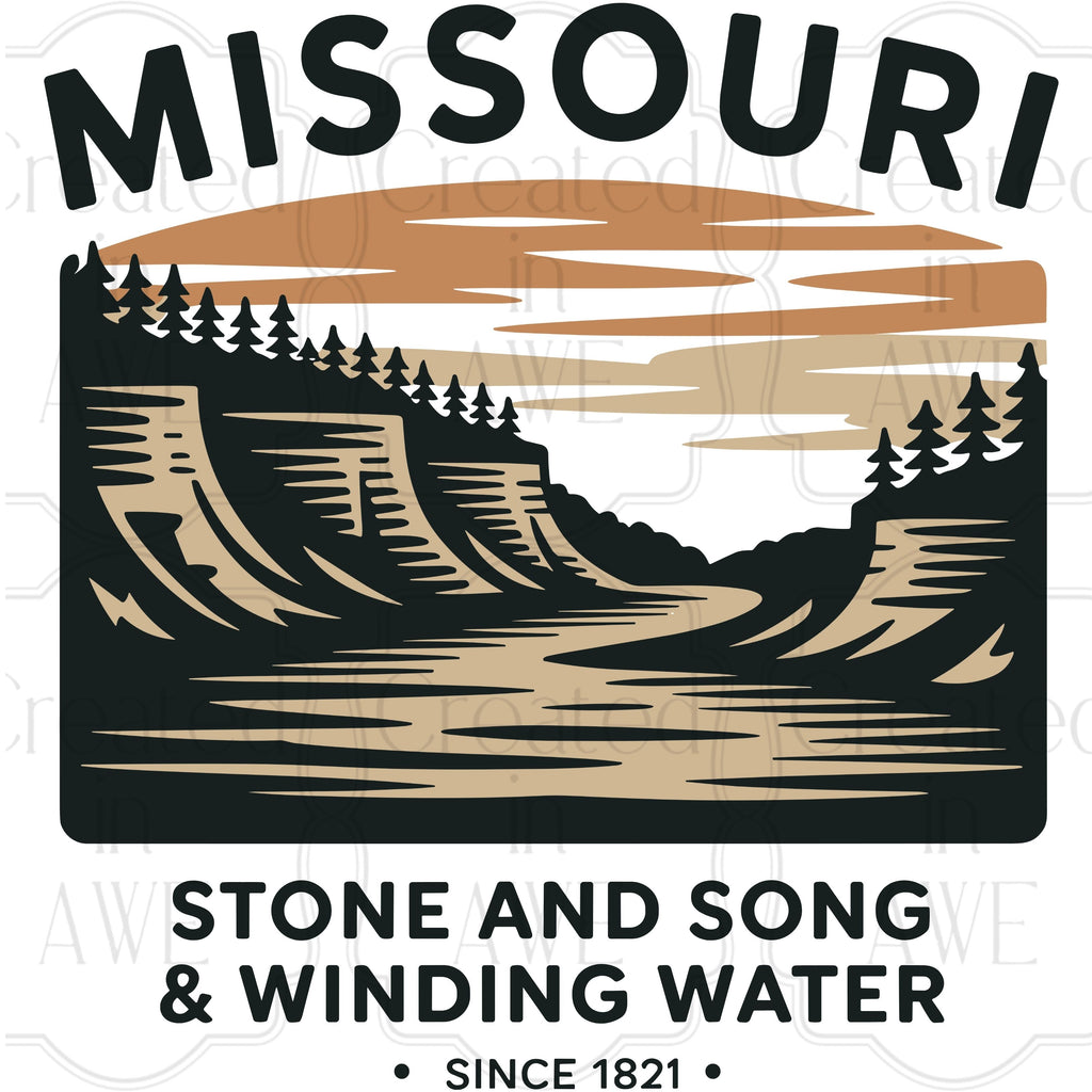 Vintage-Style US States