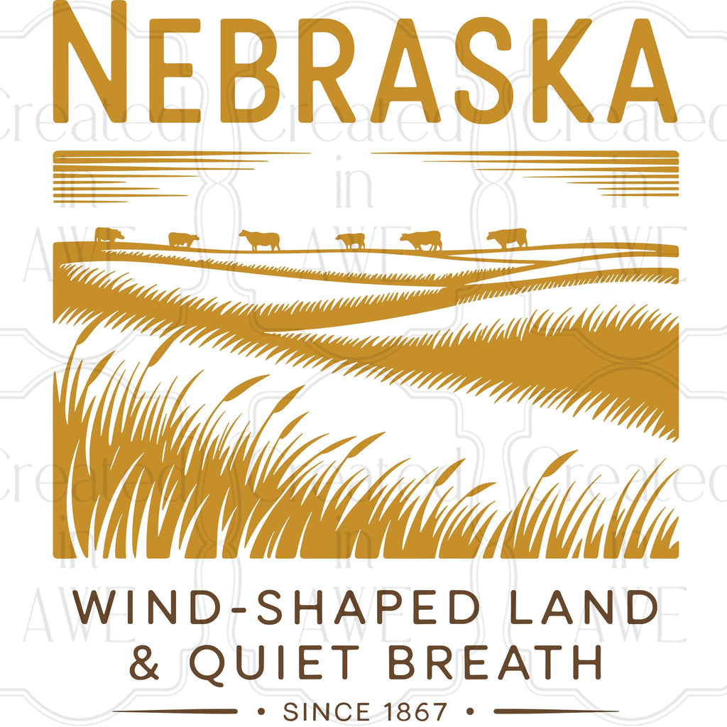 Vintage-Style US States