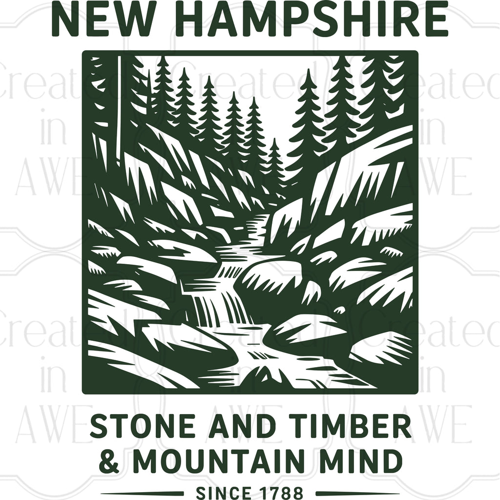 Vintage-Style US States