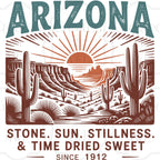 Vintage-Style US States